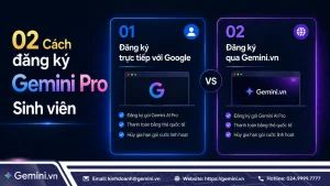 Đăng ký Gemini Pro sinh viên