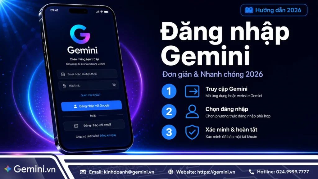 Gemini đăng nhập
