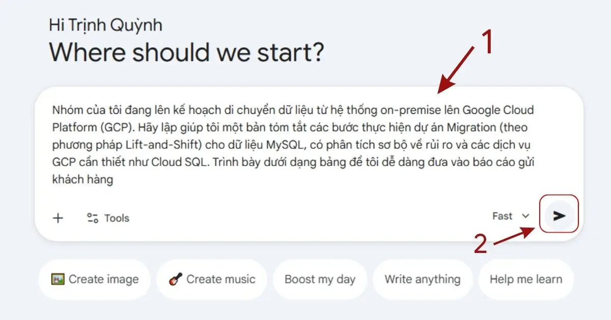 Hướng dẫn sử dụng Gemini AI