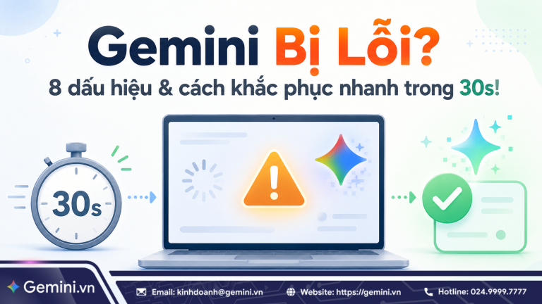 gemini bị lỗi