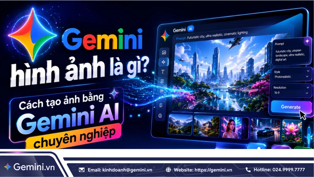 Gemini hình ảnh là gì? Cách tạo ảnh bằng Gemini AI chuyên nghiệp