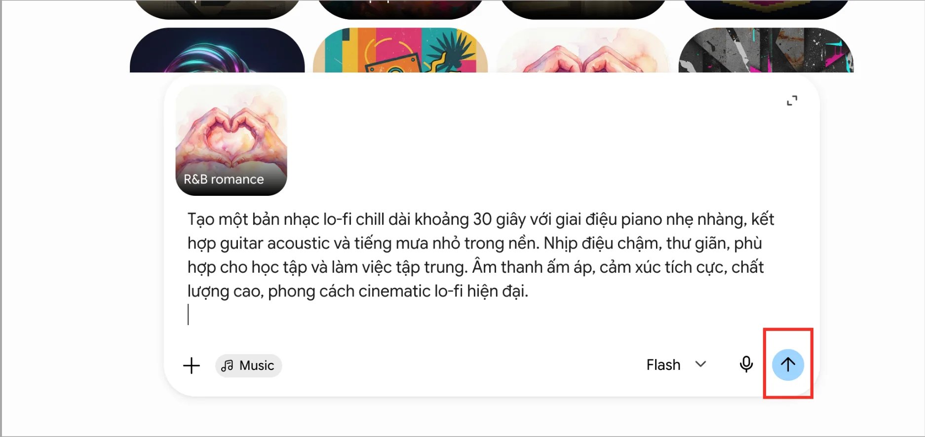 Hướng dẫn cách tạo nhạc trên Gemini bằng Lyria 3