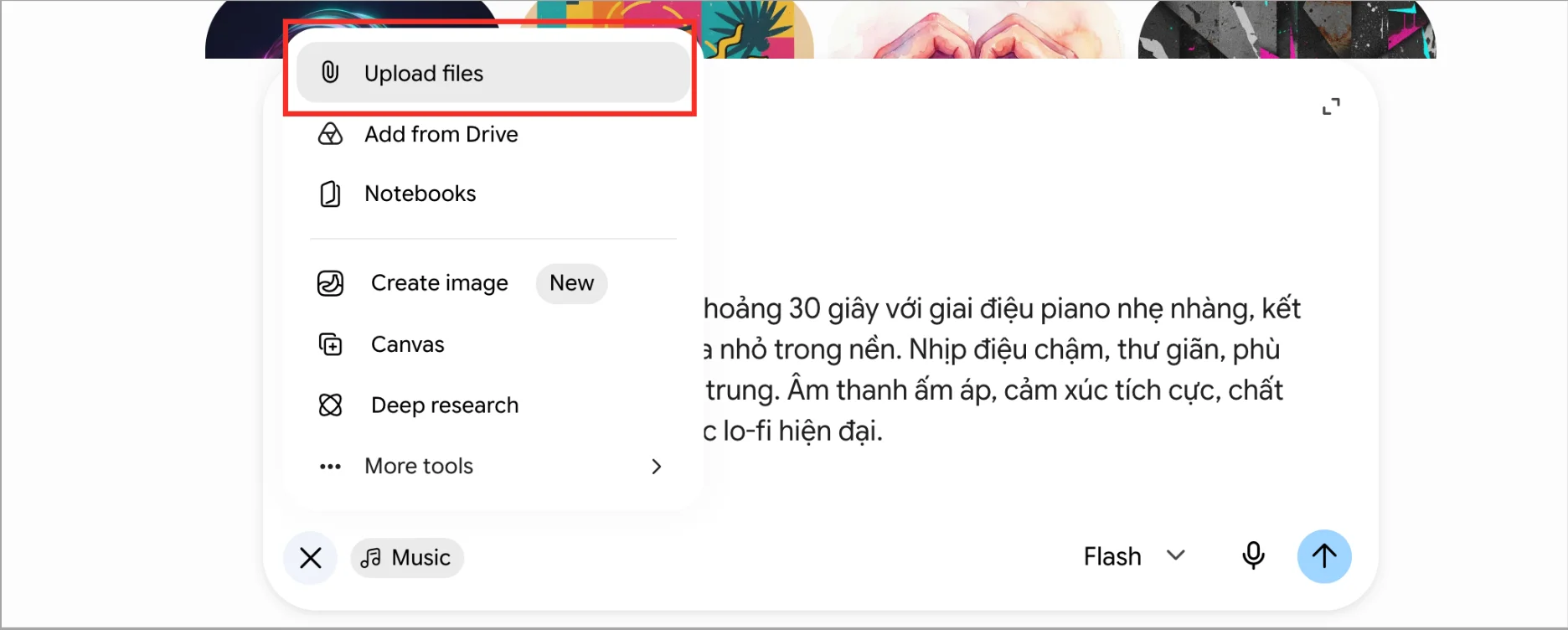Hướng dẫn cách tạo nhạc trên Gemini bằng Lyria 3
