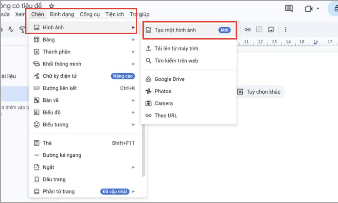 Hướng dẫn tạo ảnh trong Google Docs bằng Gemini chi tiết