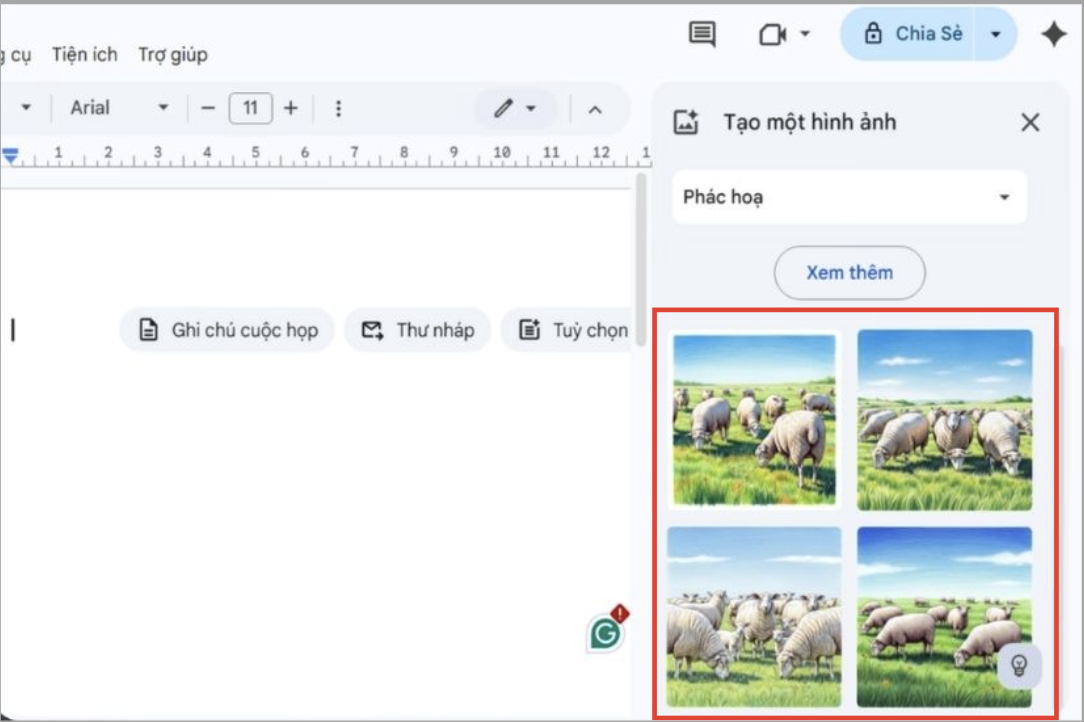 Hướng dẫn tạo ảnh trong Google Docs bằng Gemini chi tiết