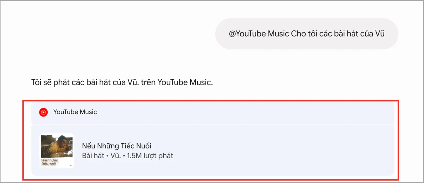 Hướng dẫn tìm nhạc YouTube Music trên Gemini chi tiết