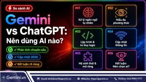 So sánh Gemini và ChatGPT chi tiết