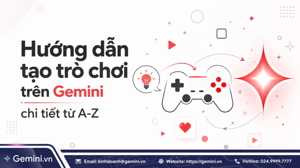 tạo trò chơi trên gemini