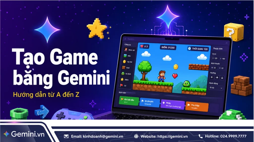 Tạo trò chơi trên Gemini: Hướng dẫn chi tiết cách tạo game từ A-Z