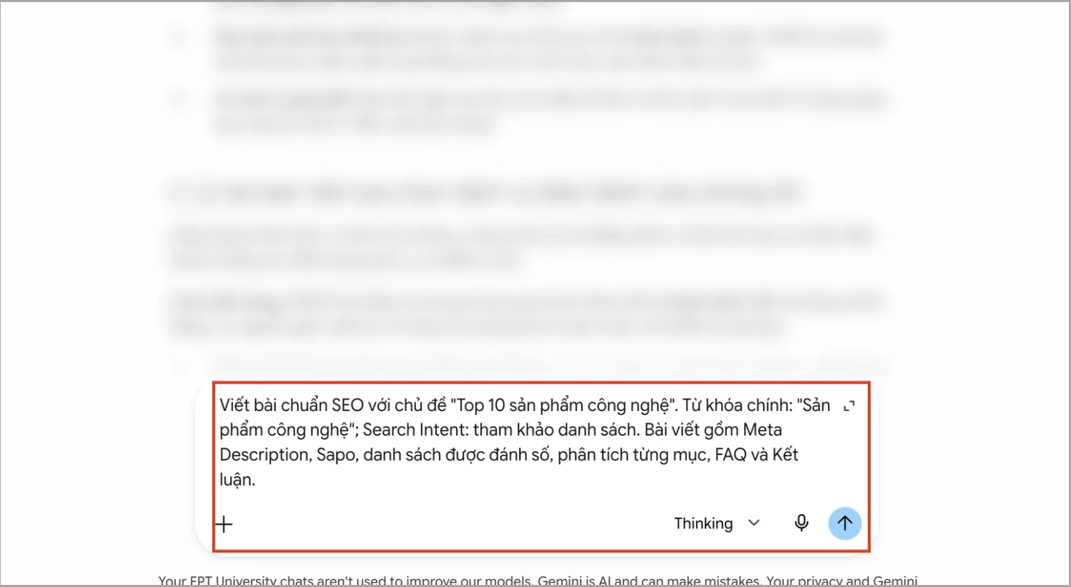 Prompt viết bài SEO dạng Top List