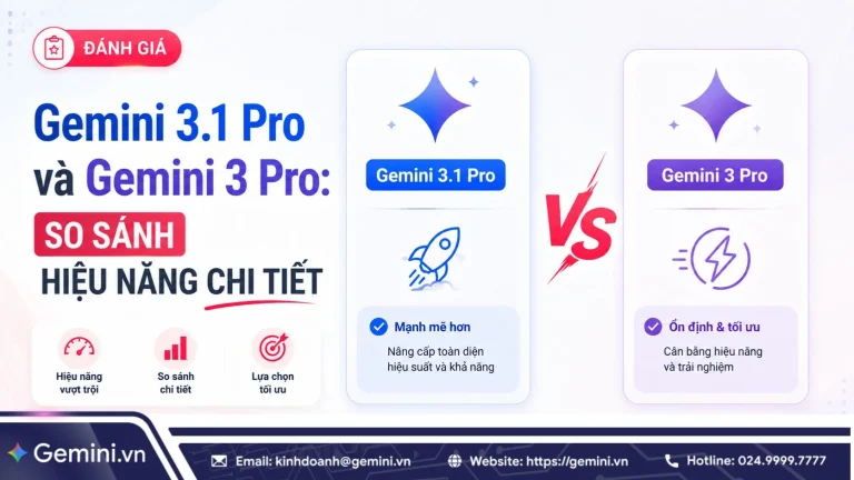 Điểm khác biệt của Gemini 3.1 Pro và Gemini 3 Pro