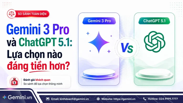 Đánh gia Gemini 3 Pro và ChatGPT 5.1 chi tiết