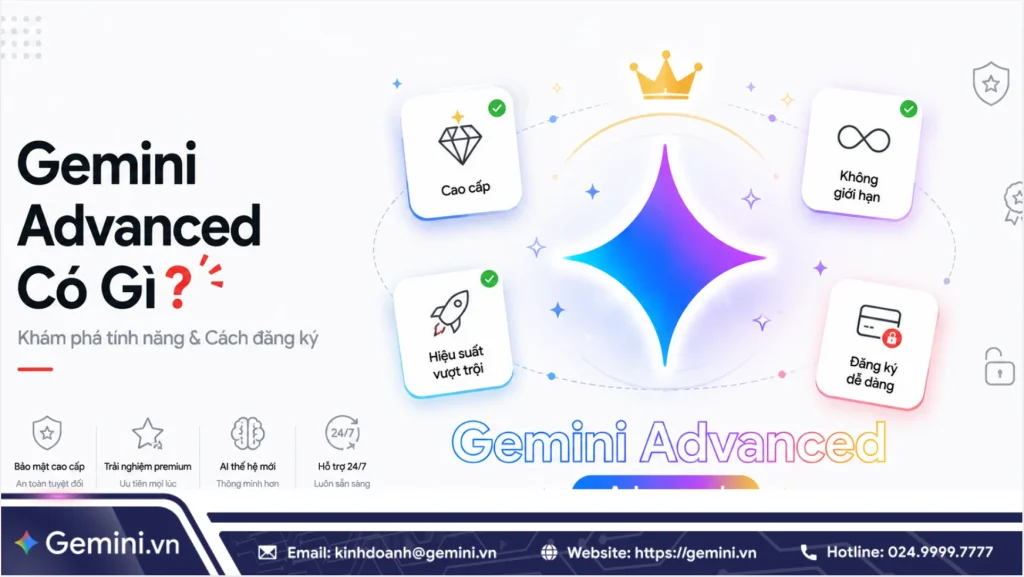 Gemini Advanced có gì? Khám phá tính năng và cách đăng ký