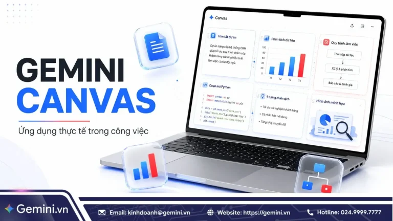Giải pháp Gemini Canvas cho doanh nghiệp