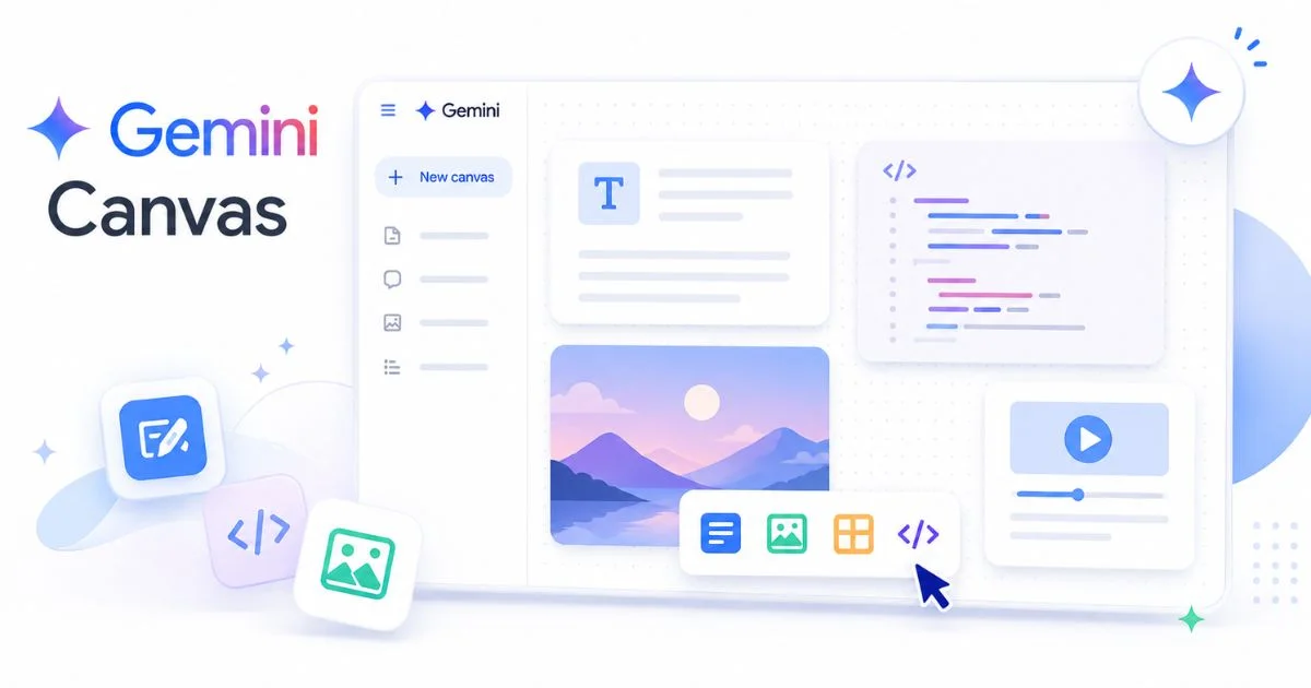 Gemini Canvas là gì?