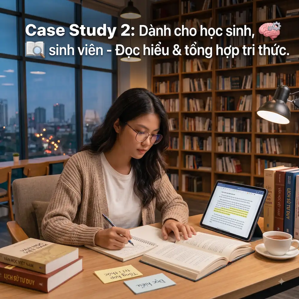 gemini notebooklm cho sinh viên