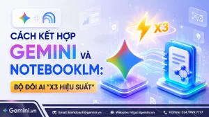 kết hợp gemini và notebooklm