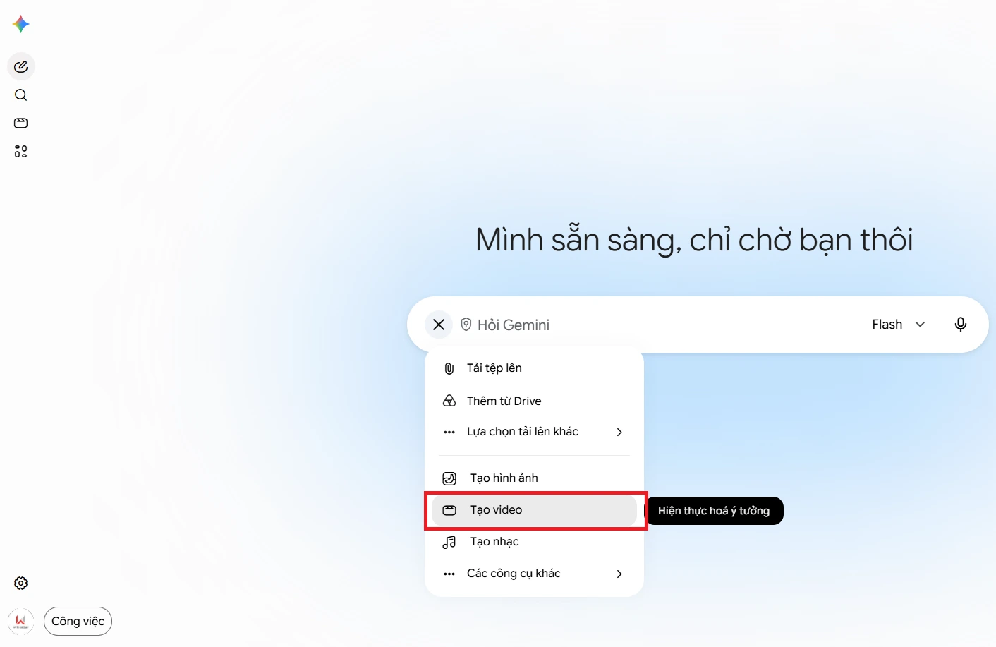 tạo video trên omni