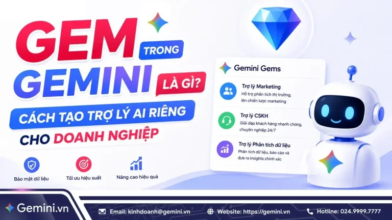 Trợ lý GEM trong Gemini là gì?