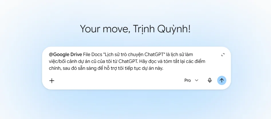 Cách chuyển dữ liệu từ chatgpt sang gemini trong 3 bước đơn giản
