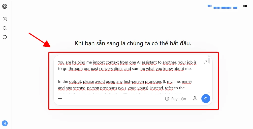 Cách chuyển dữ liệu từ ChatGPT sang Gemini mới nhất 2026