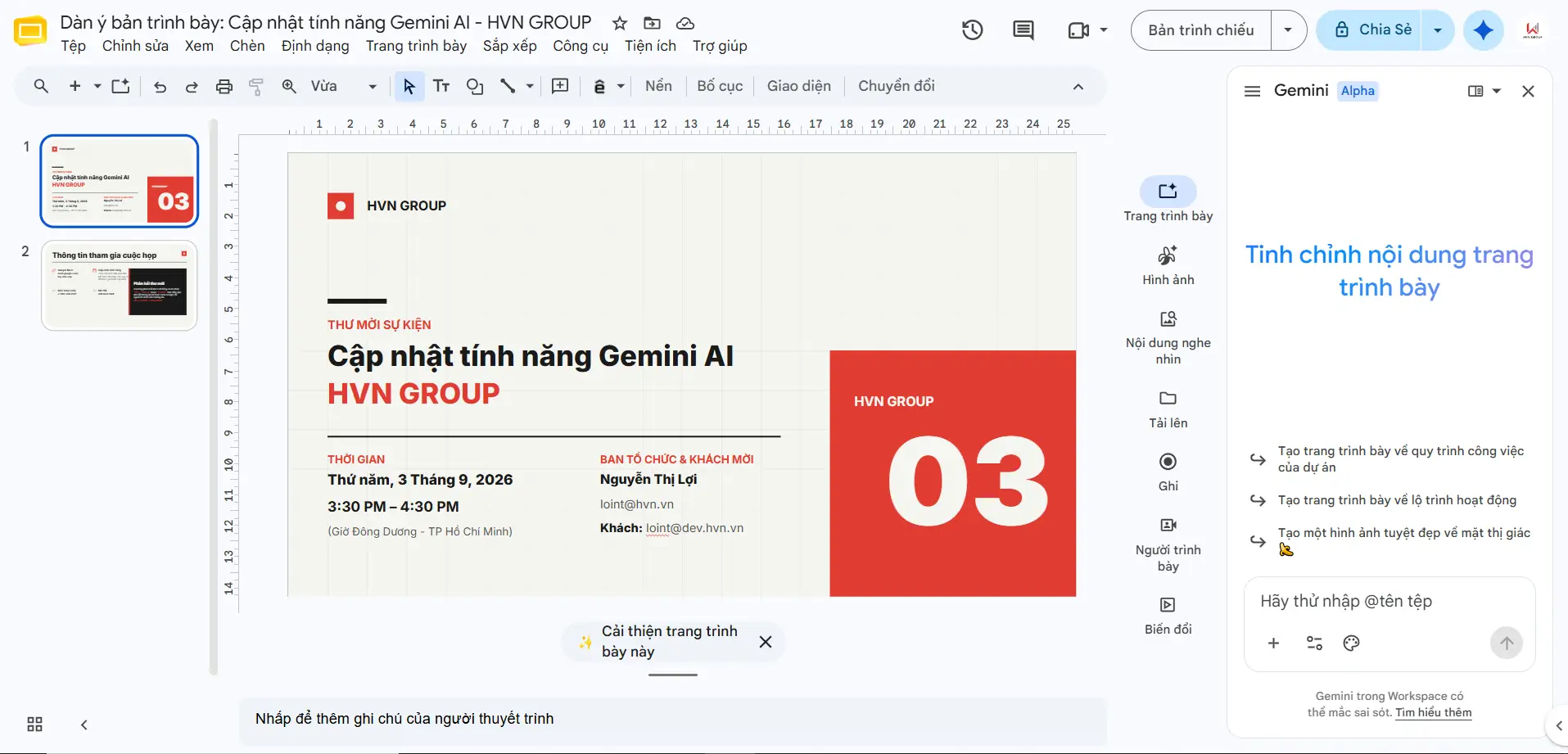 bang Gemini