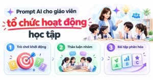 Prompt AI cho giáo viên tổ chức hoạt động học tập