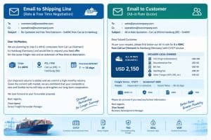 Prompt AI cho Logistic soạn thảo Email giao dịch quốc tế, đàm phán cước tàu