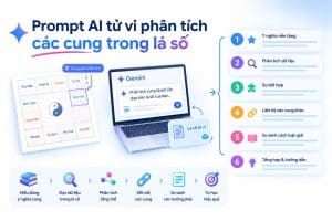 Prompt AI tử vi phân tích các cung trong lá số
