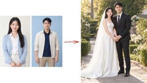 Prompt tạo ảnh mẫu ảnh cưới