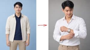 Prompt tạo ảnh mẫu ảnh người mẫu đeo đồng hồ