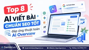 Top 8 AI viết bài chuẩn SEO tốt nhất