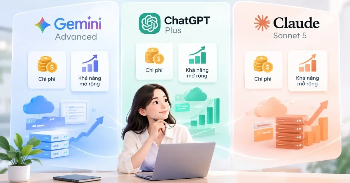 Đánh Gemini Advanced với các mô hình AI khác về chi phí